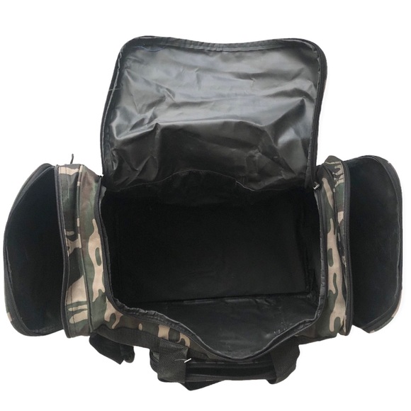 Dig Camouflaged Weekender Duffle Bag With Adjustable Detachable Shoulder Strap - Picture 7 of 9